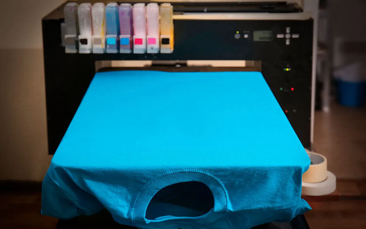 DTG printing Direct-to-Garment, custom t-shirts
